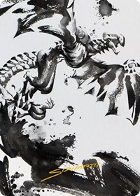Quicksilver Fisher Art Card (Gold-Stamped Signature)