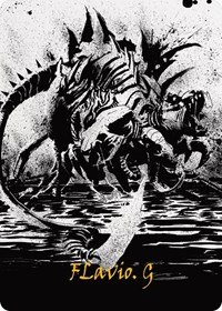 Karumonix, the Rat King Art Card (Gold-Stamped Signature)