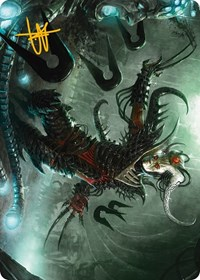 Vraan, Executioner Thane Art Card (Gold-Stamped Signature)