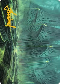Swamp Art Card (Gold-Stamped Signature)