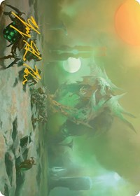 Green Sun's Twilight Art Card (Gold-Stamped Signature)