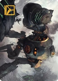 Rust Goliath Art Card (Gold-Stamped Signature)