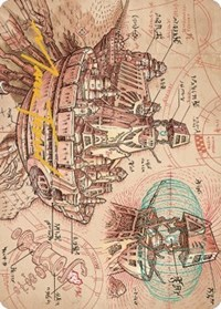 Defense Grid Art Card (Gold-Stamped Signature)