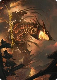 The Fall of Kroog Art Card (Gold-Stamped Signature)