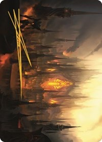 Mishra's Foundry Art Card (Gold-Stamped Signature)