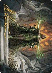 Titania, Voice of Gaea Art Card (Gold-Stamped Signature)