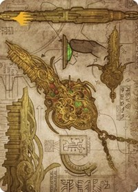 Key to the City Art Card (Gold-Stamped Planeswalker Symbol)