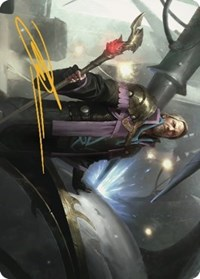Urza, Prince of Kroog Art Card (Gold-Stamped Signature)