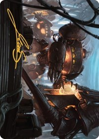 Autonomous Assembler Art Card (Gold-Stamped Signature)