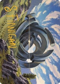 Thran Portal Art Card (Gold-Stamped Signature)