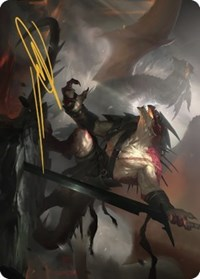 Rivaz of the Claw Art Card (Gold-Stamped Signature)