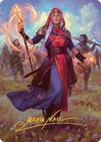 Jaya, Fiery Negotiator Art Card (34/81) (Gold-Stamped Signature)