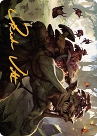 Sprouting Goblin Art Card (Gold-Stamped Signature)