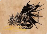 Ancient Copper Dragon Art Card (52/81) (Gold-Stamped Signature)