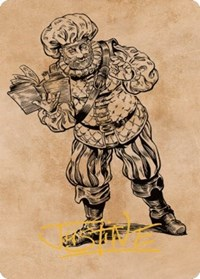 Volo, Itinerant Scholar Art Card (Gold-Stamped Signature)
