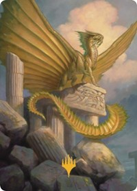 Ancient Gold Dragon Art Card (5/81) (Gold-Stamped)