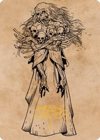 Myrkul, Lord of Bones Art Card (73/81) (Gold-Stamped Signature)