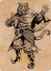 Mahadi, Emporium Master Art Card (Gold-Stamped Signature)