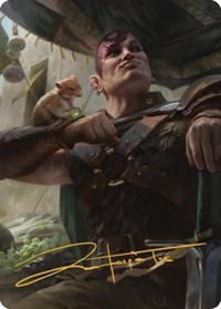 Minsc & Boo, Timeless Heroes Art Card (38/81) (Gold-Stamped Signature)