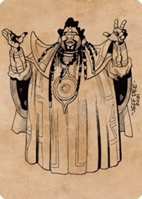 Alaundo the Seer Art Card