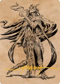 Lozhan, Dragons' Legacy Art Card (Gold-Stamped Signature)