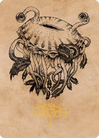 Gluntch, the Bestower Art Card (Gold-Stamped Signature)