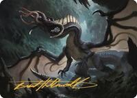 Brainstealer Dragon Art Card (Gold-Stamped Signature)