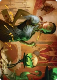 Mari, the Killing Quill Art Card (Gold-Stamped Signature)