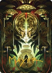 Jetmir's Garden Art Card (76/81) (Gold-Stamped Signature)