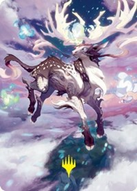 Hinata, Dawn-Crowned Art Card (Gold-Stamped Signature)