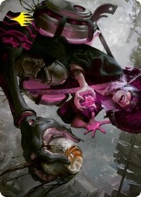 Undercity Scrounger Art Card (Gold-Stamped Signature)