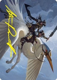 Gryffwing Cavalry Art Card (Gold-Stamped Signature)