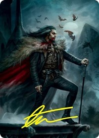 Dracula, Blood Immortal Art Card (Gold-Stamped Signature)
