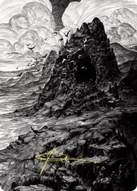 Mountain Art Card (Gold-Stamped Signature)