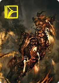 Pyre Spawn Art Card (Gold-Stamped Signature)