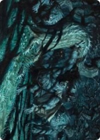 Unnatural Moonrise Art Card