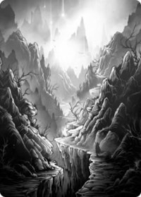Mountain Art Card