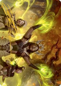 Dawnhart Wardens Art Card (Gold-Stamped Signature)
