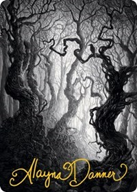 Forest Art Card (80/81) (Gold-Stamped Signature)