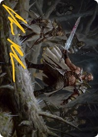 Tovolar, Dire Overlord Art Card (05/81) (Gold-Stamped Signature)