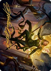 Sigarda, Champion of Light Art Card (Gold-Stamped Signature)