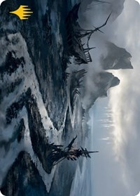 Shipwreck Marsh Art Card (Gold-Stamped Signature)