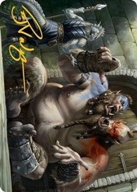 Ettin Art Card (Gold-Stamped Signature)