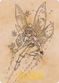 Pixie Guide (Showcase) Art Card (Gold-Stamped Signature)