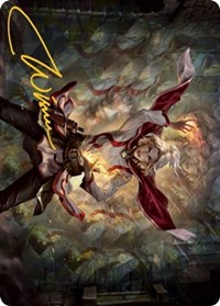 Delina, Wild Mage Art Card (Gold-Stamped Signature)