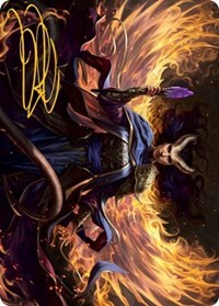 Farideh, Devil's Chosen Art Card (Gold-Stamped Signature)