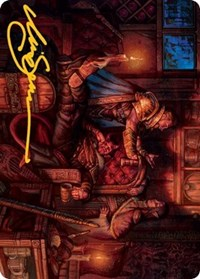 Long Rest Art Card (Gold-Stamped Signature)