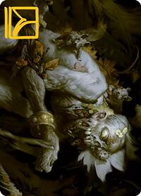 Nested Shambler Art Card (Gold-Stamped Signature)