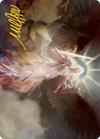 Serra's Emissary Art Card (Gold-Stamped Signature)