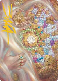 Strike It Rich Art Card (Gold-Stamped Signature)